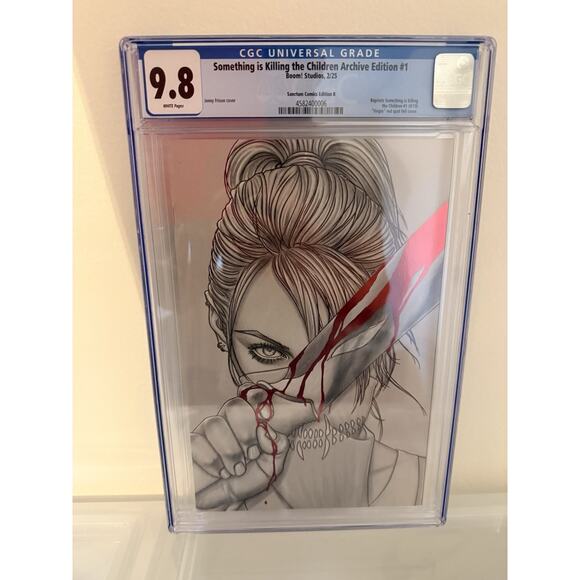 SOMETHING IS KILLING CHILDREN ARCHIVE #1 Jenny Frison Blood Foil Virgin LE 300